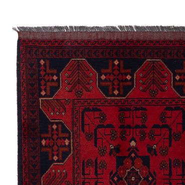 Afghan Rug - Kunduz - 197 x 121 cm - dark red
