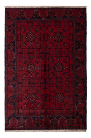 Afghan Rug - Kunduz - 192 x 127 cm - dark red