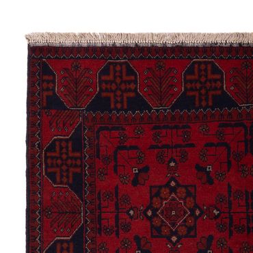 Afghan Rug - Kunduz - 192 x 127 cm - dark red