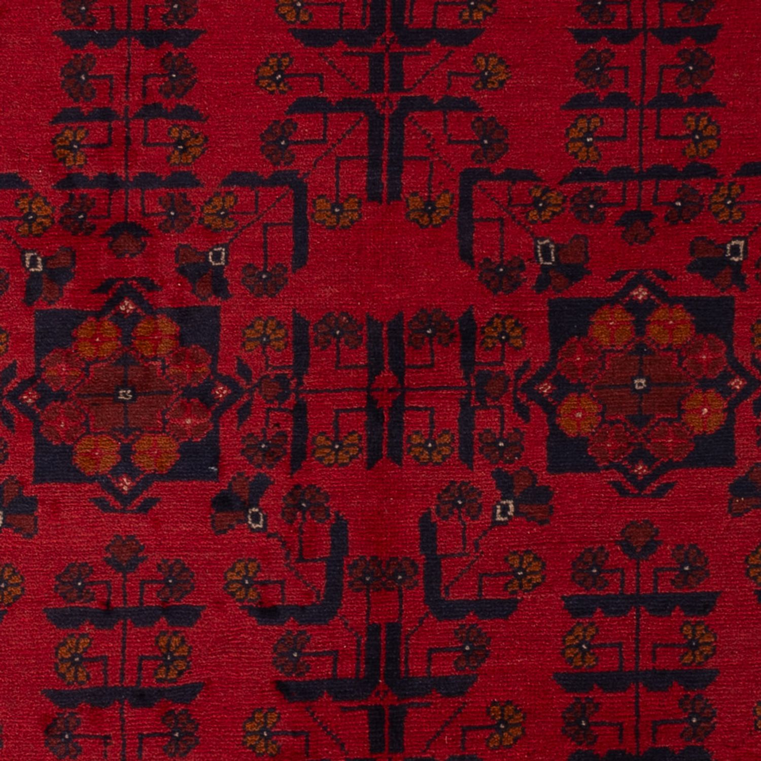 Afghan Rug - Kunduz - 189 x 129 cm - dark red