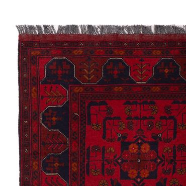 Afghan Rug - Kunduz - 189 x 129 cm - dark red