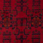 Afghan Rug - Kunduz - 189 x 129 cm - dark red