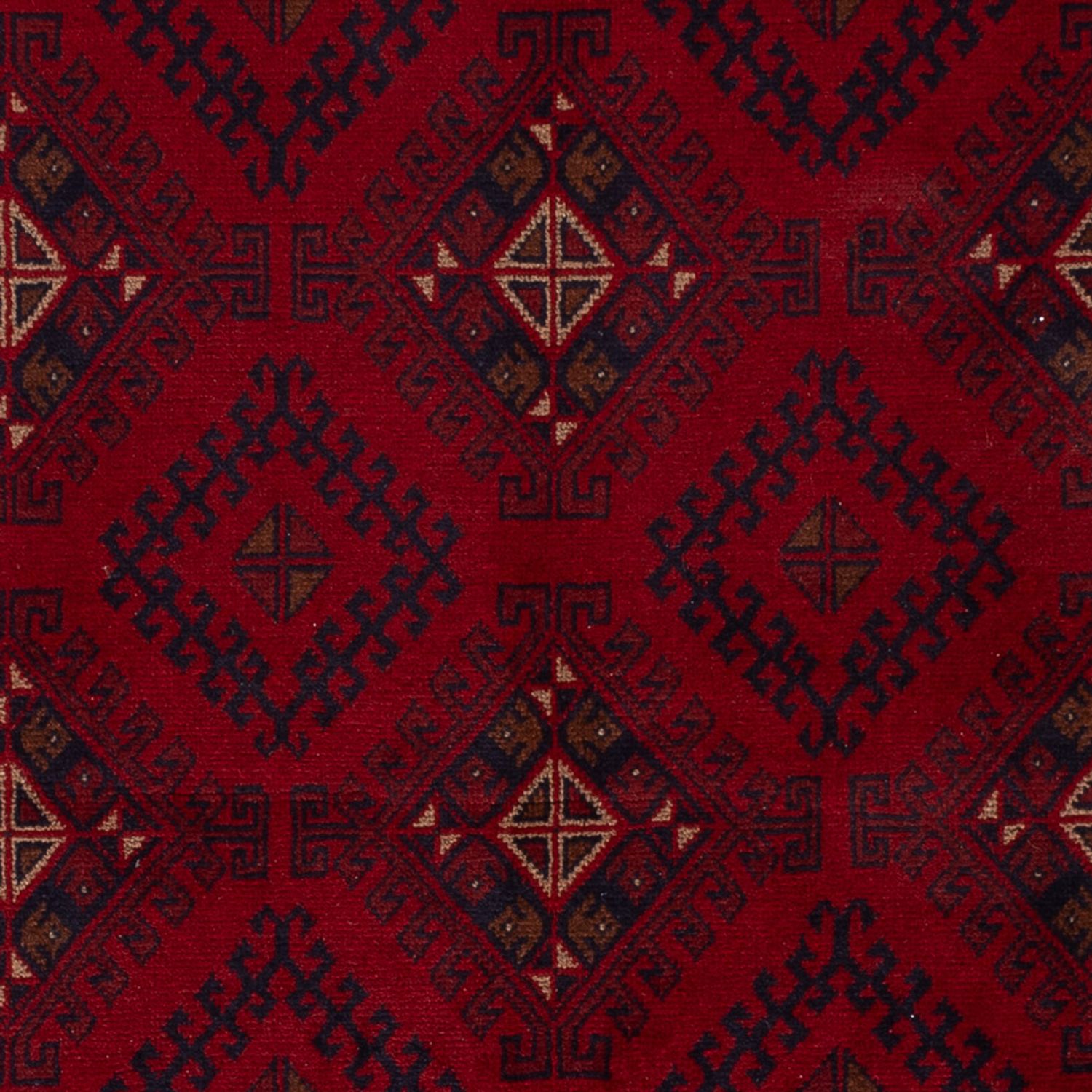 Afghan Rug - Kunduz - 196 x 129 cm - dark red