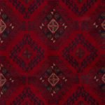Afghan Rug - Kunduz - 196 x 129 cm - dark red