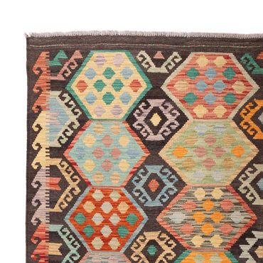 Kelim Rug - Splash - 297 x 204 cm - multicolored