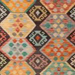 Kelim Rug - Splash - 297 x 204 cm - multicolored