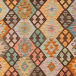 Kelim Rug - Splash - 297 x 205 cm - multicolored