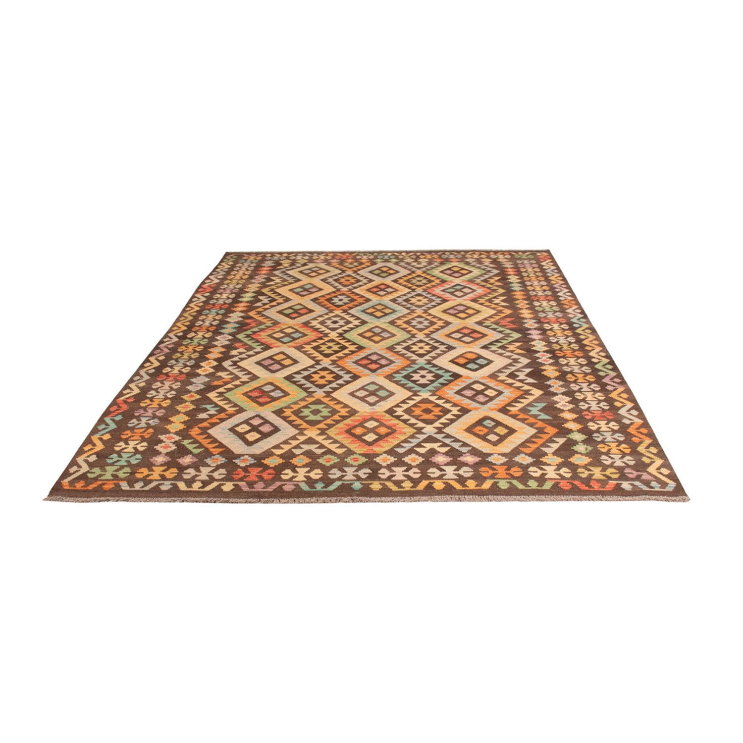 Kelim Rug - Splash - 289 x 205 cm - multicolored