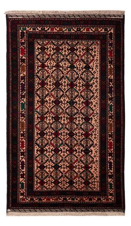 Runner Belutsch Rug - 193 x 112 cm - light red