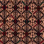 Runner Belutsch Rug - 193 x 112 cm - light red