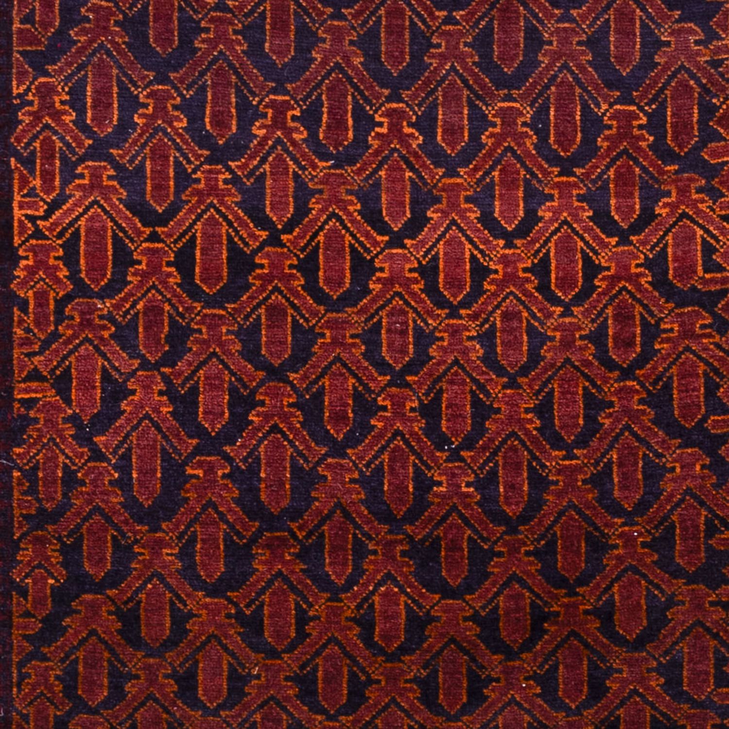 Runner Belutsch Rug - 200 x 114 cm - dark red