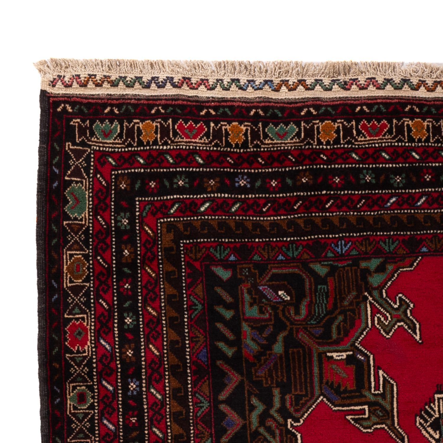 Belutsch Rug - 215 x 116 cm - red