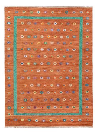 Kelim Rug - Splash - 290 x 207 cm - orange