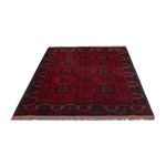 Afghan Rug - Kunduz - 194 x 126 cm - dark red