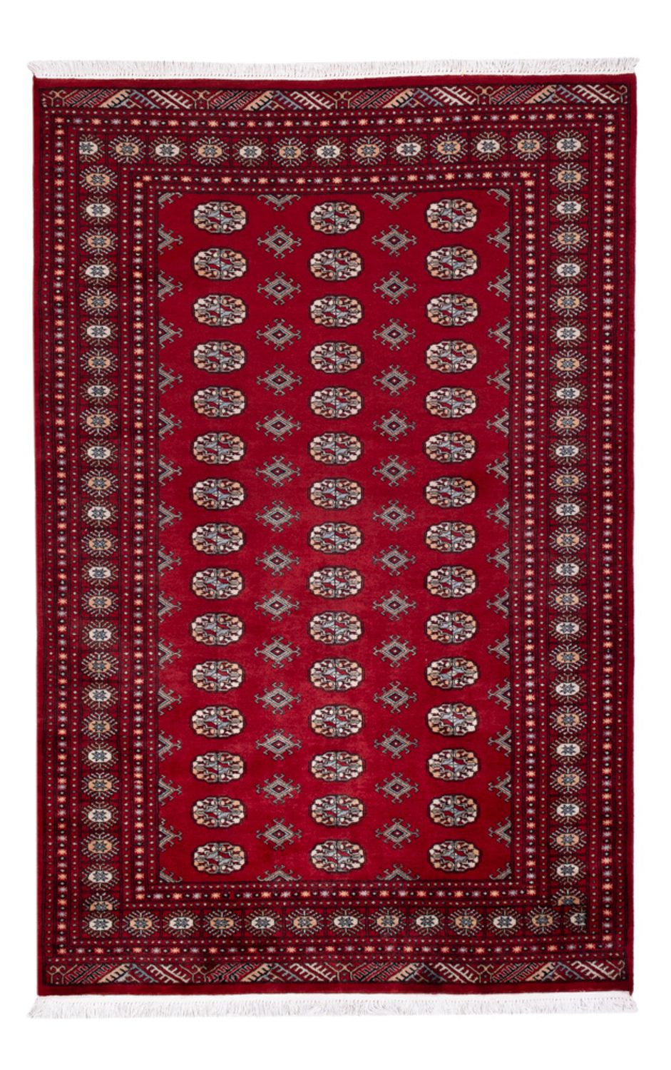 Pakistani Rug - 241 x 154 cm - red
