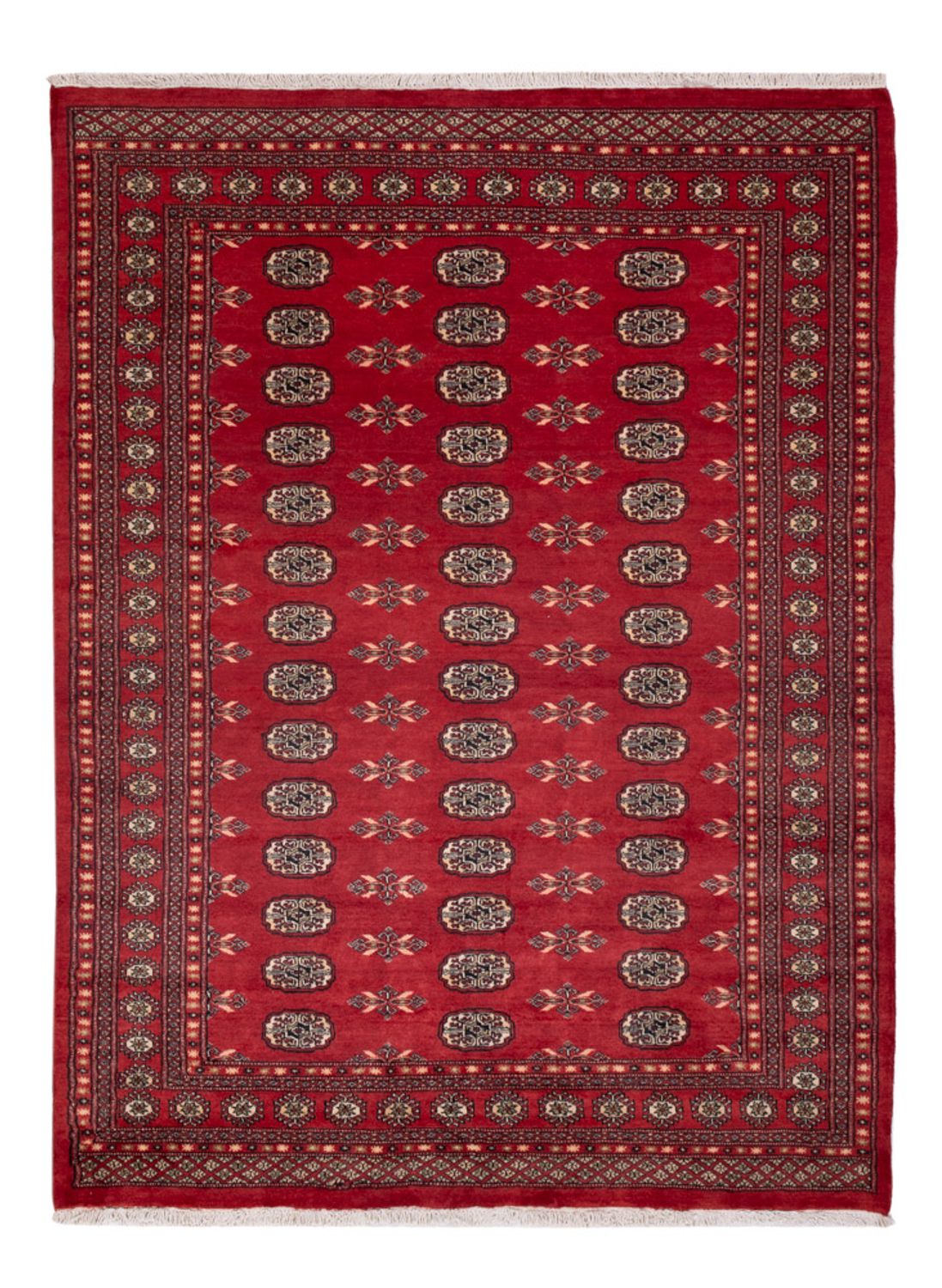 Pakistani Rug - 231 x 172 cm - red