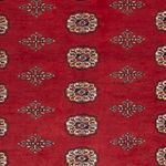 Pakistani Rug - 235 x 165 cm - red