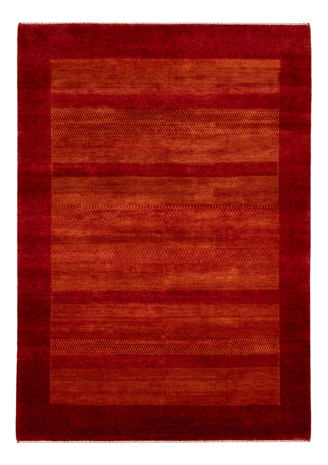 Gabbeh Rug - Loribaft Indus - 249 x 174 cm - red