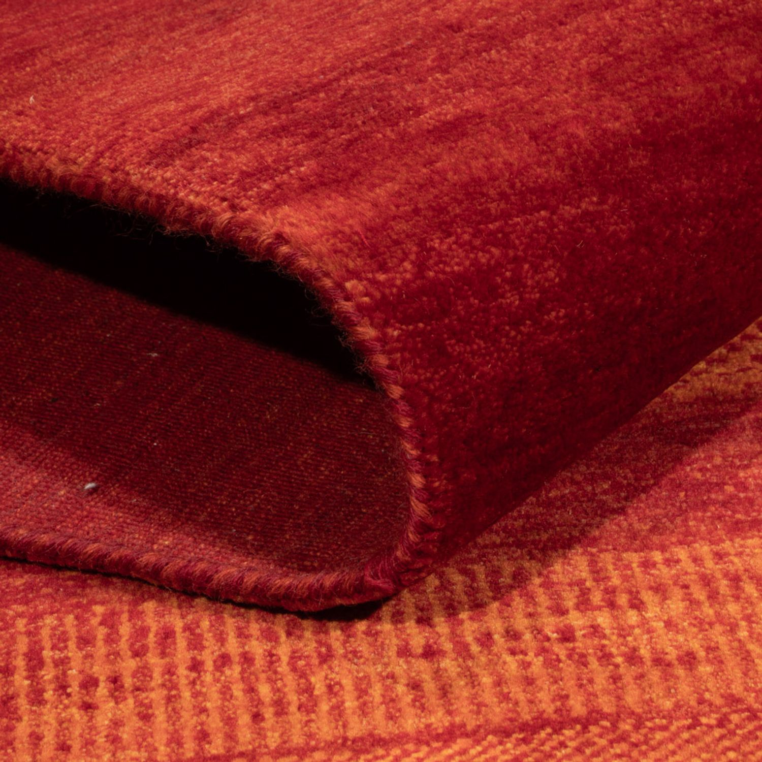 Gabbeh Rug - Loribaft Indus - 249 x 174 cm - red