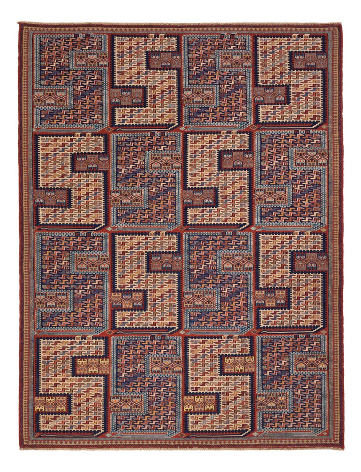 Kelim Rug - Oriental - Soumak - 212 x 170 cm - multicolored