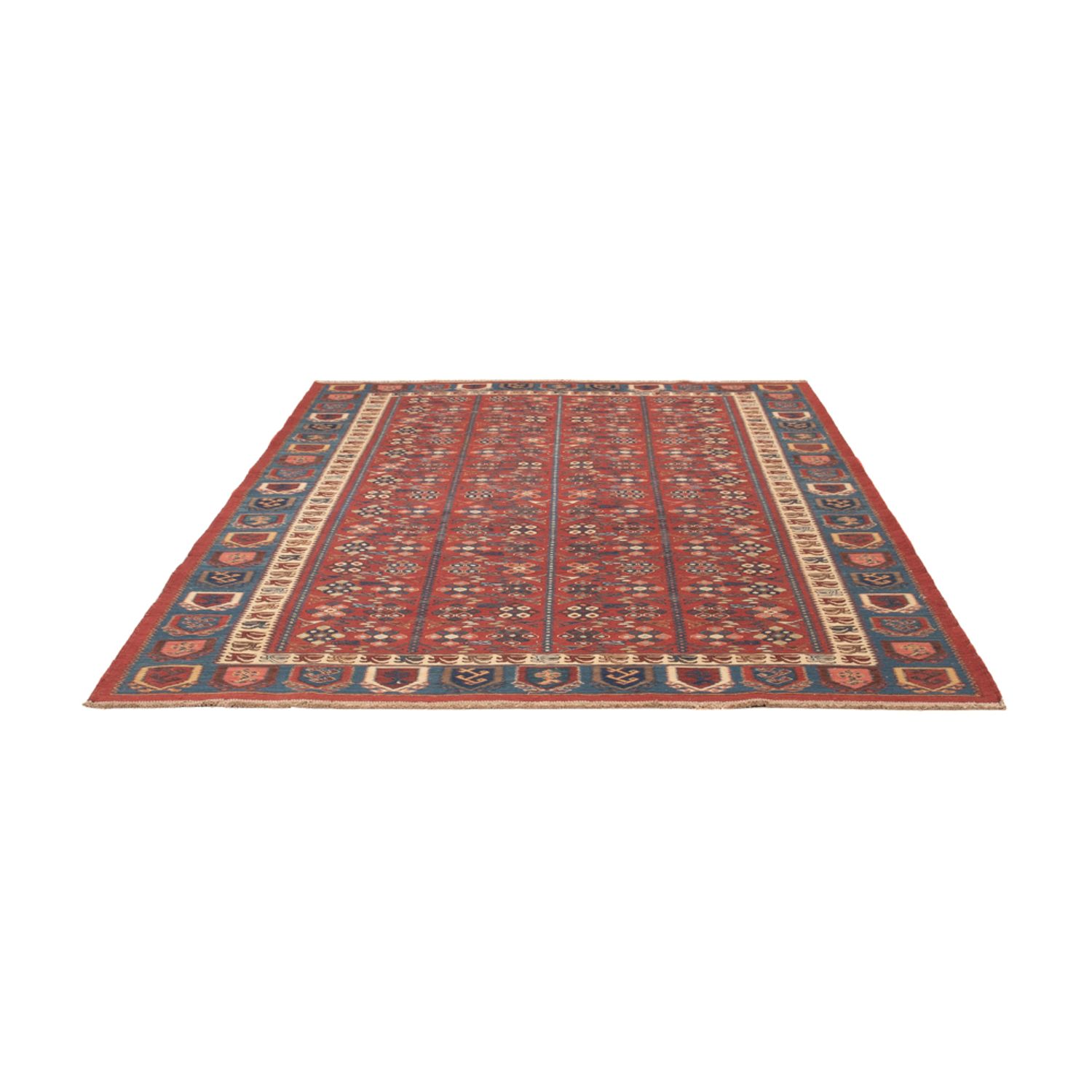 Kelim Rug - Oriental - Soumak - 228 x 175 cm - rust
