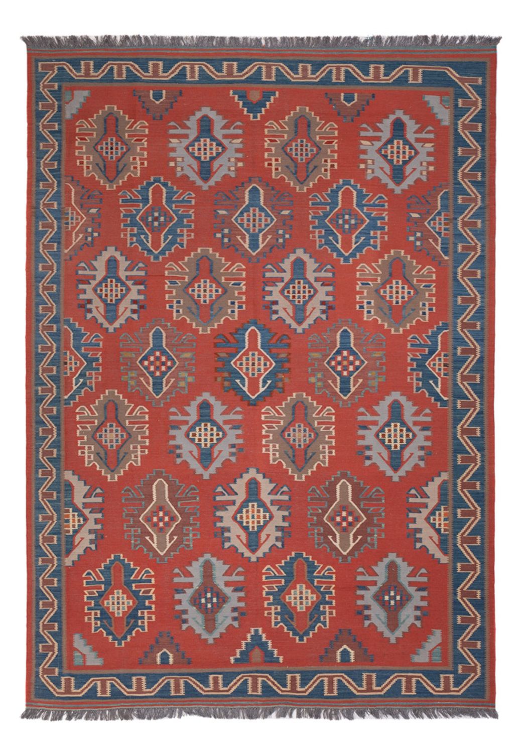 Kelim Rug - Oriental - Royal - 253 x 177 cm - red