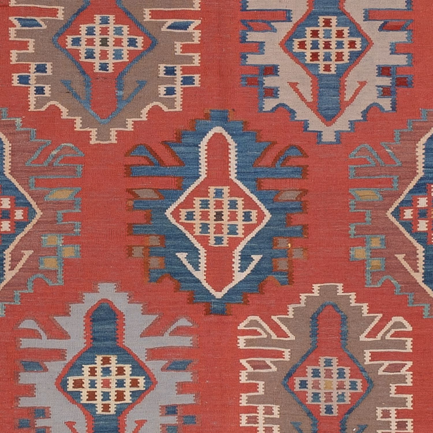Kelim Rug - Oriental - Royal - 253 x 177 cm - red