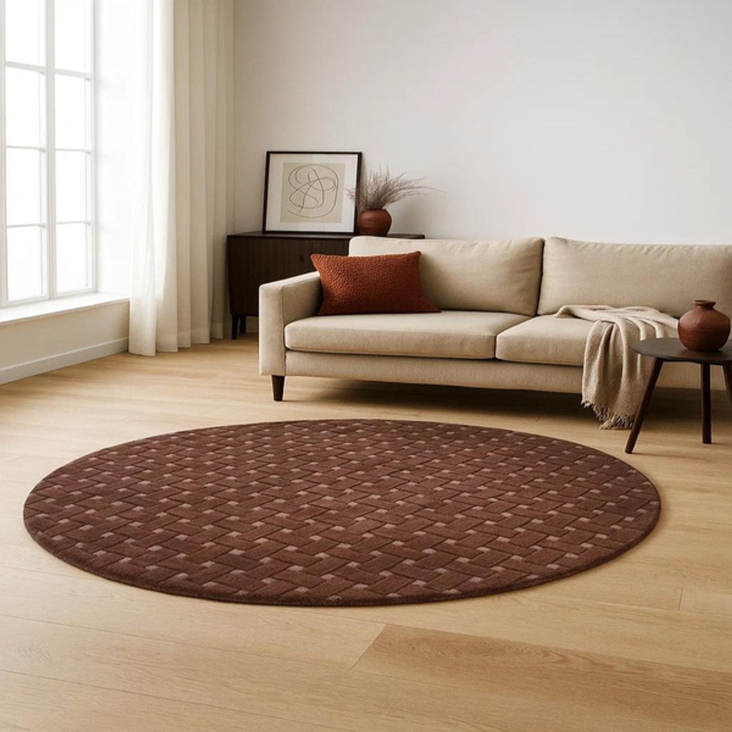 Wool Rug - AstroAura - round