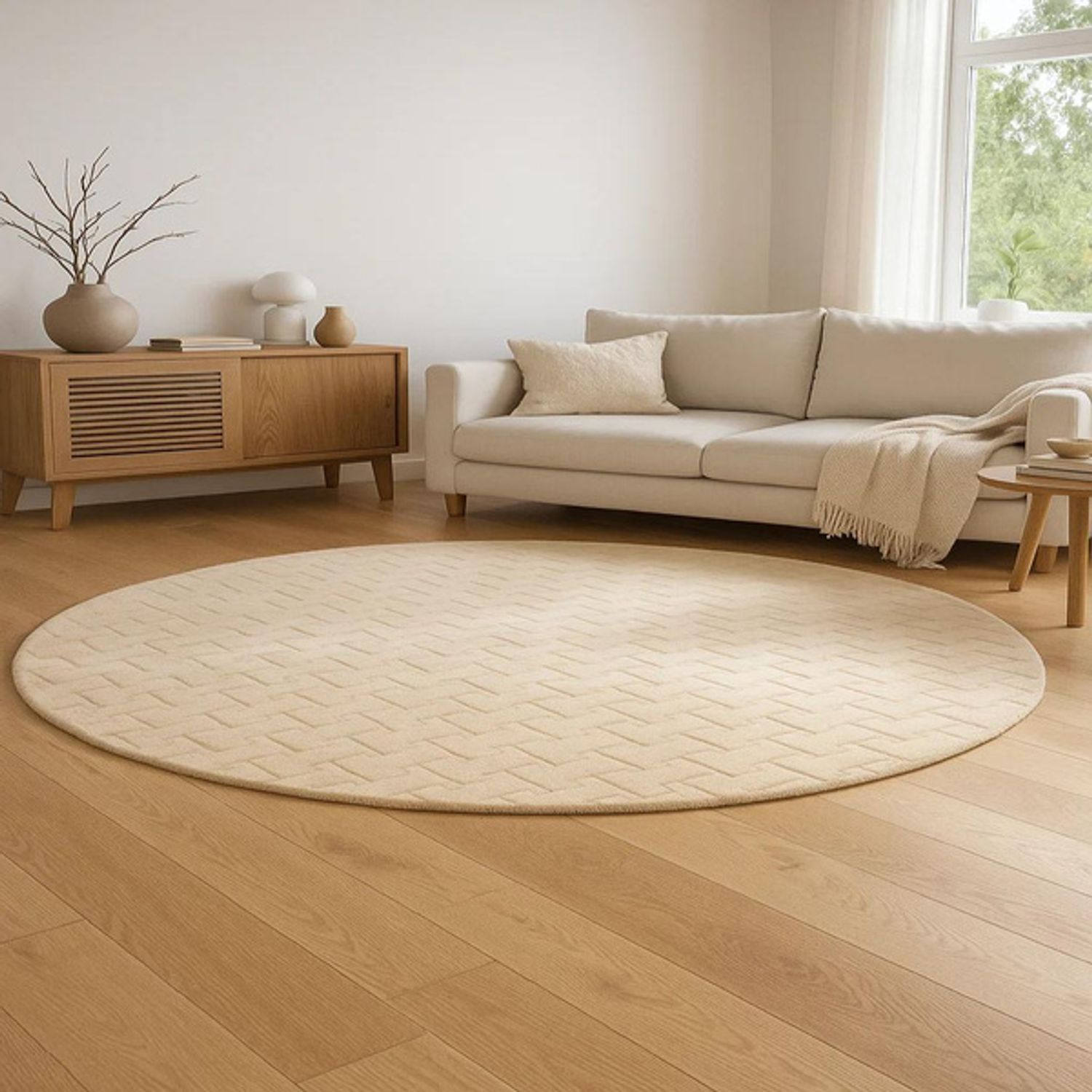 Wool Rug - AstroAura - round