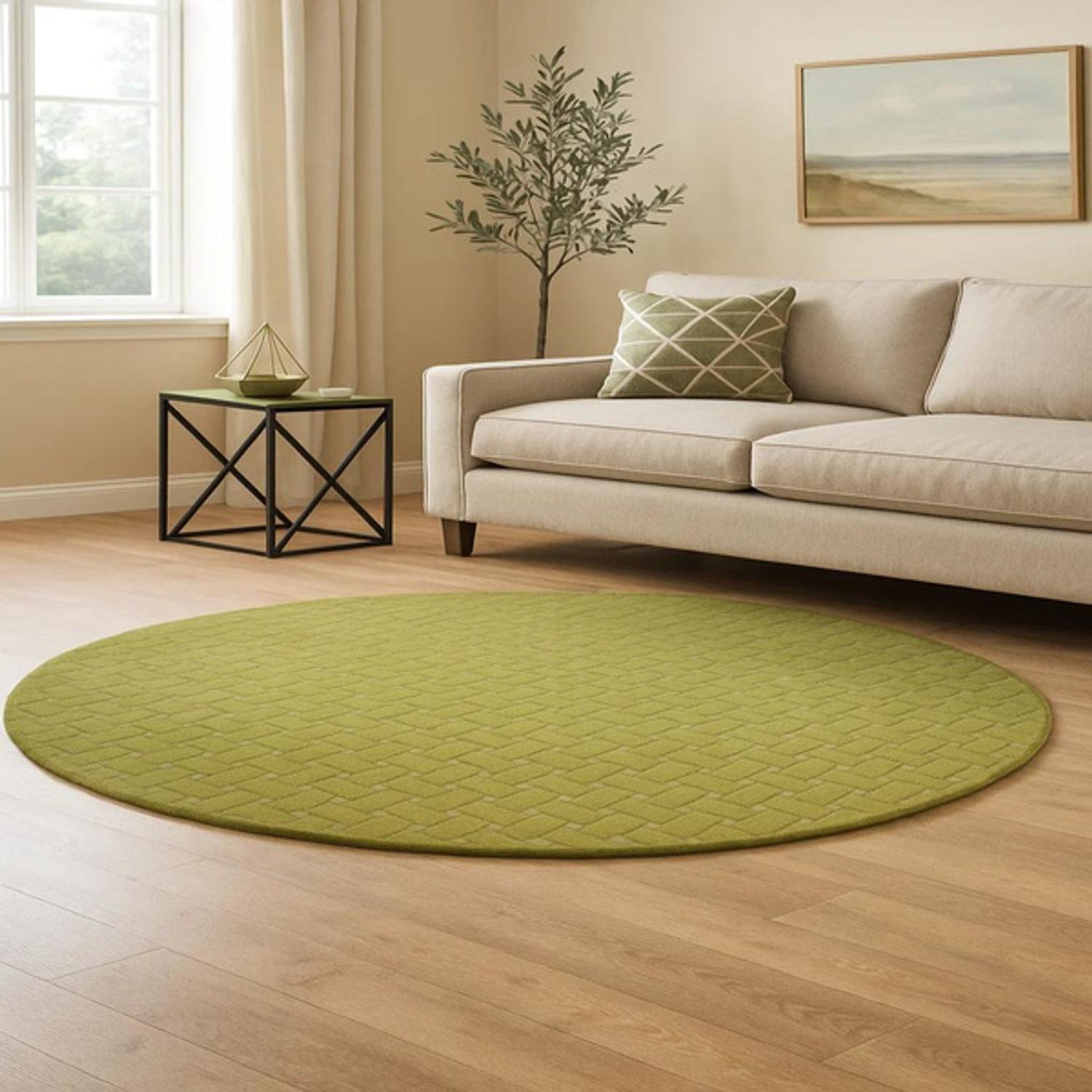 Wool Rug - AstroAura - round