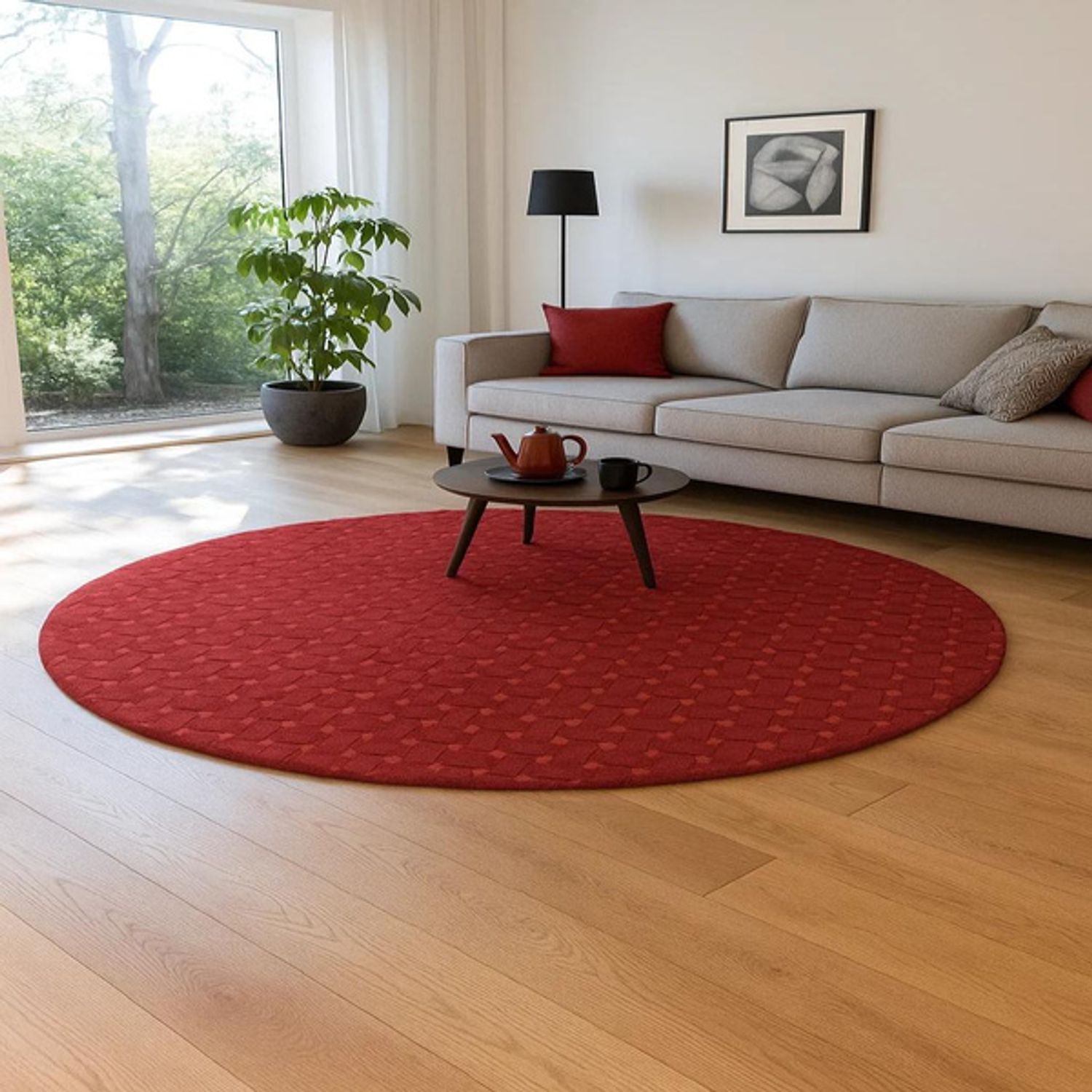 Wool Rug - AstroAura - round