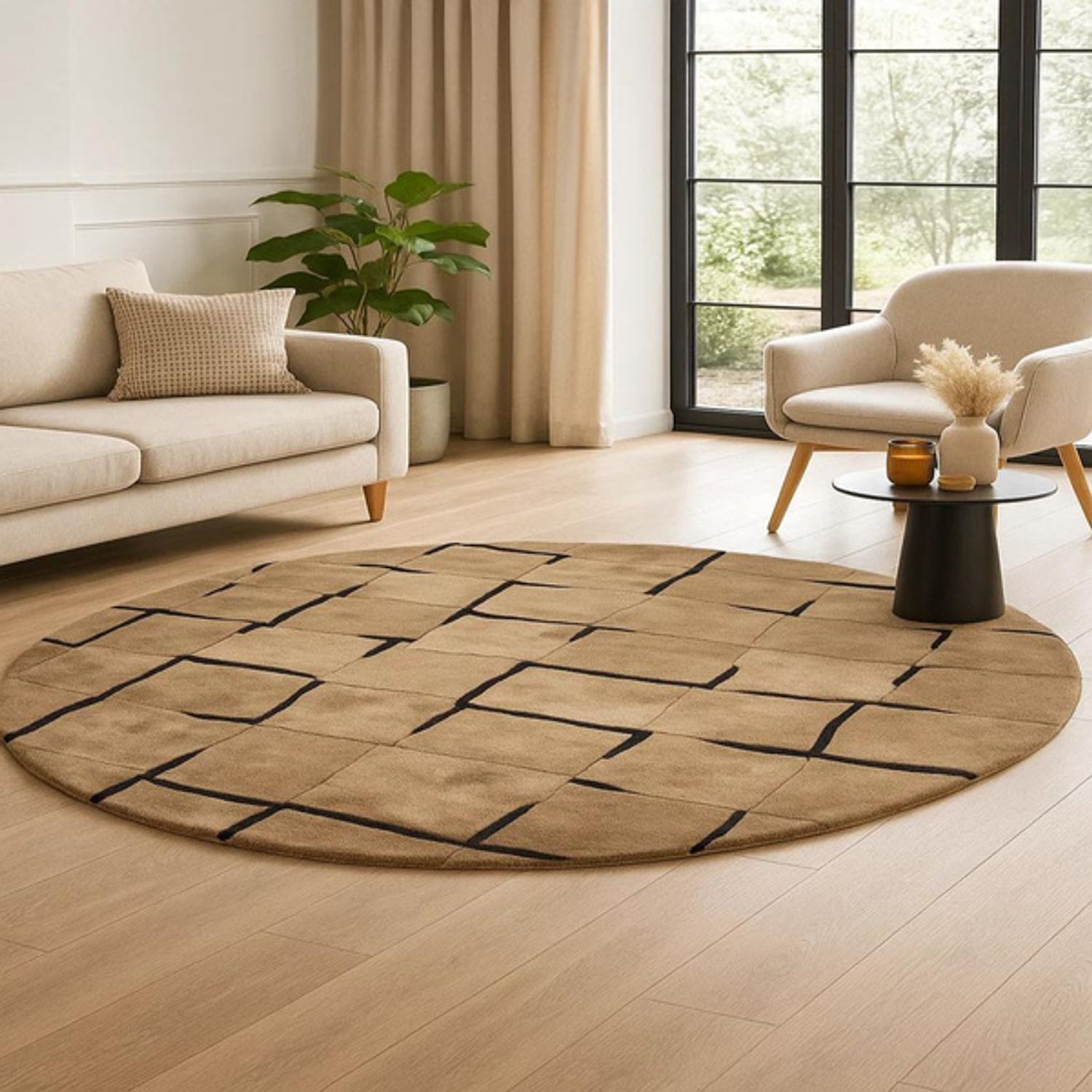 Designer Rug - LunarLuxe - round