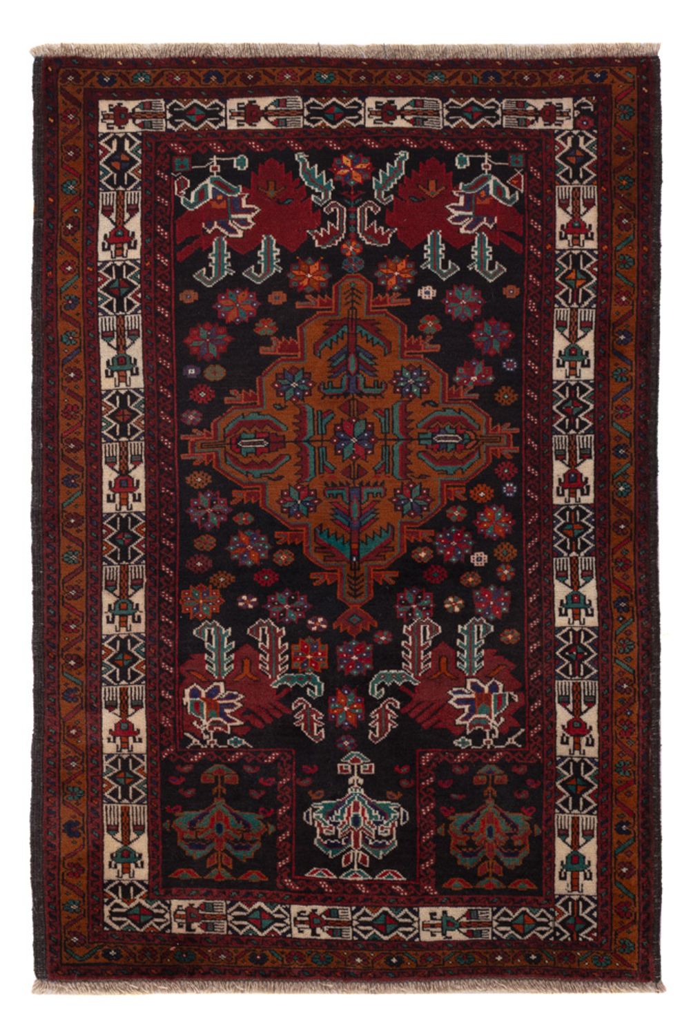Belutsch Rug - 140 x 90 cm - multicolored