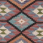 Kelim Rug - Splash square  - 102 x 101 cm - multicolored