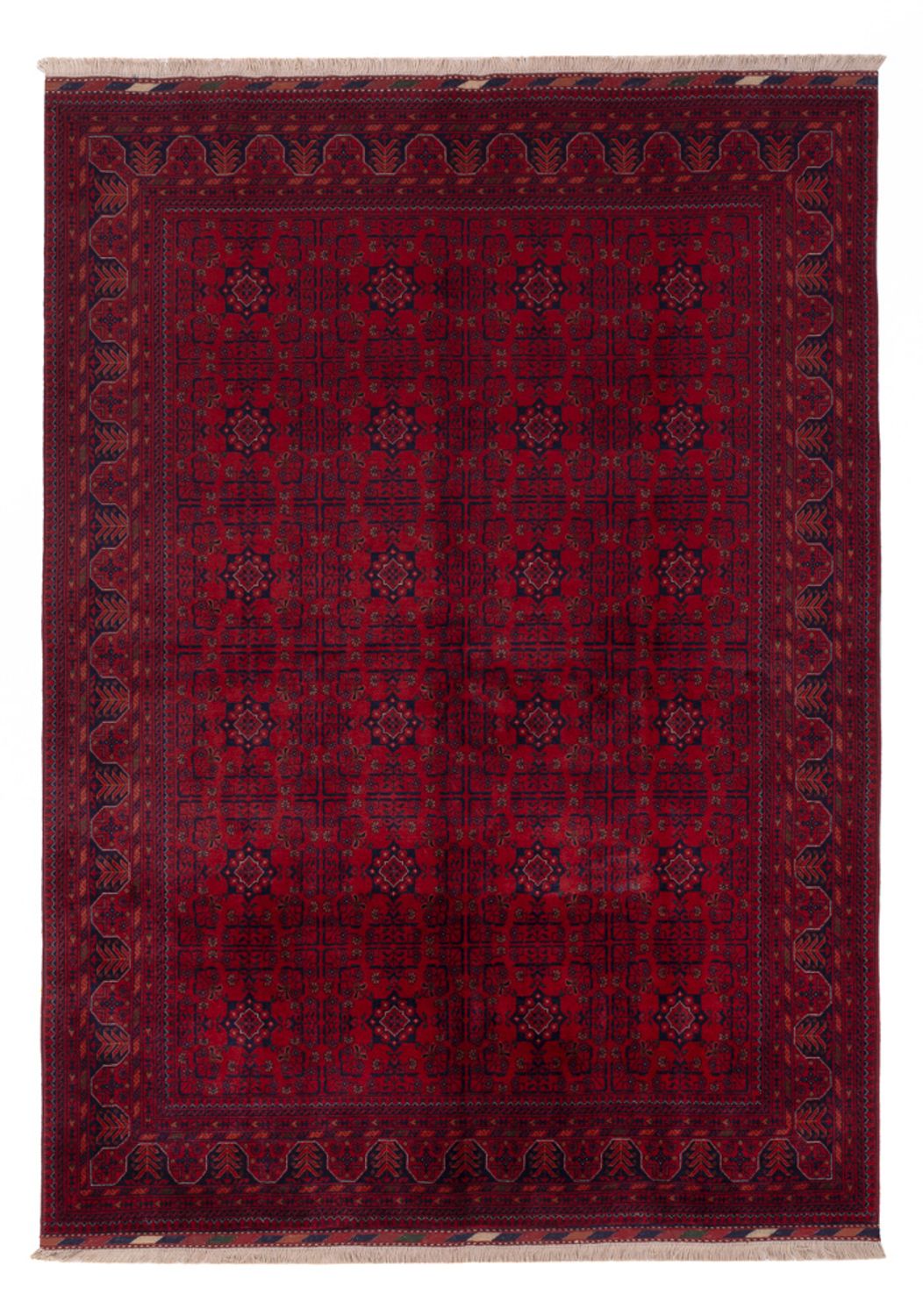 Afghan Rug - Royal - 235 x 170 cm - red