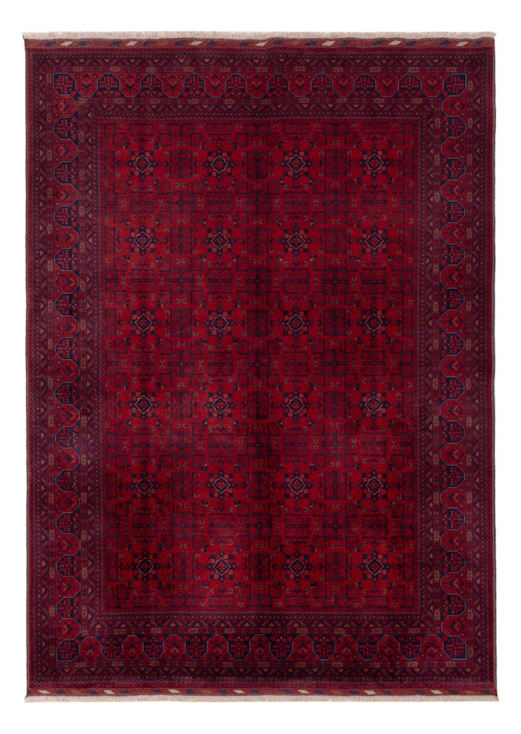 Afghan Rug - Royal - 242 x 172 cm - red