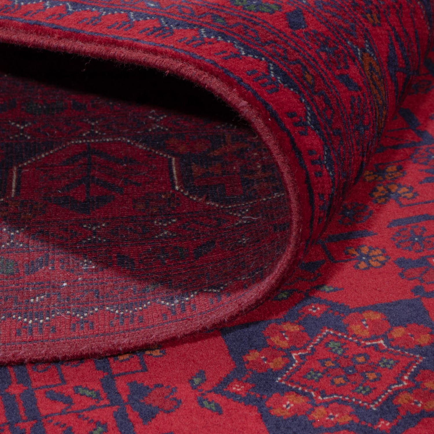 Afghan Rug - Royal - 243 x 172 cm - red