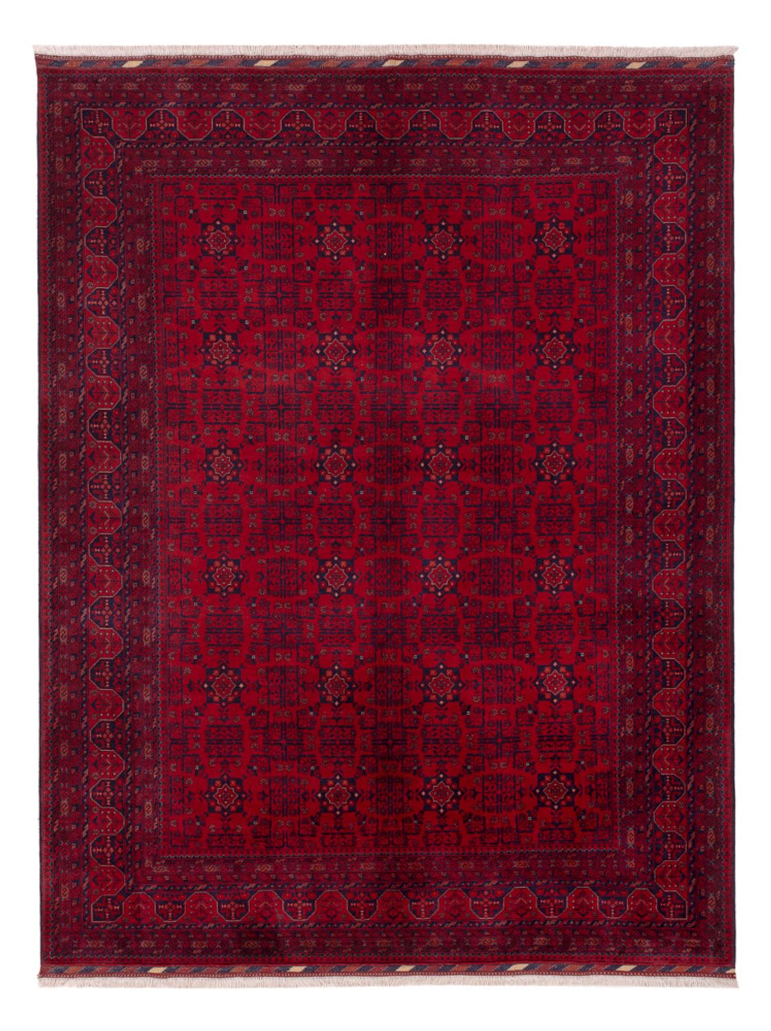 Afghan Rug - Royal - 242 x 181 cm - red
