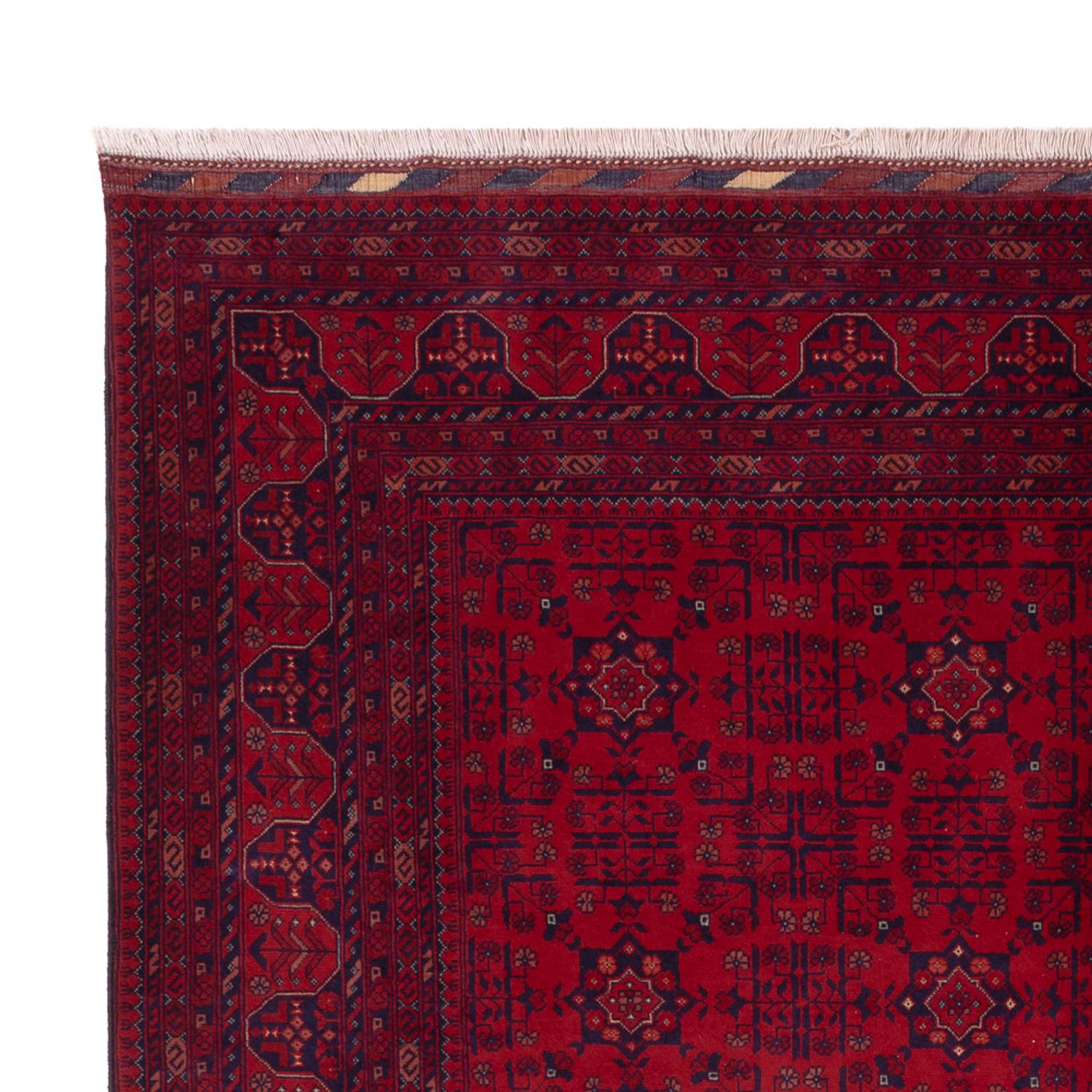 Afghan Rug - Royal - 242 x 181 cm - red