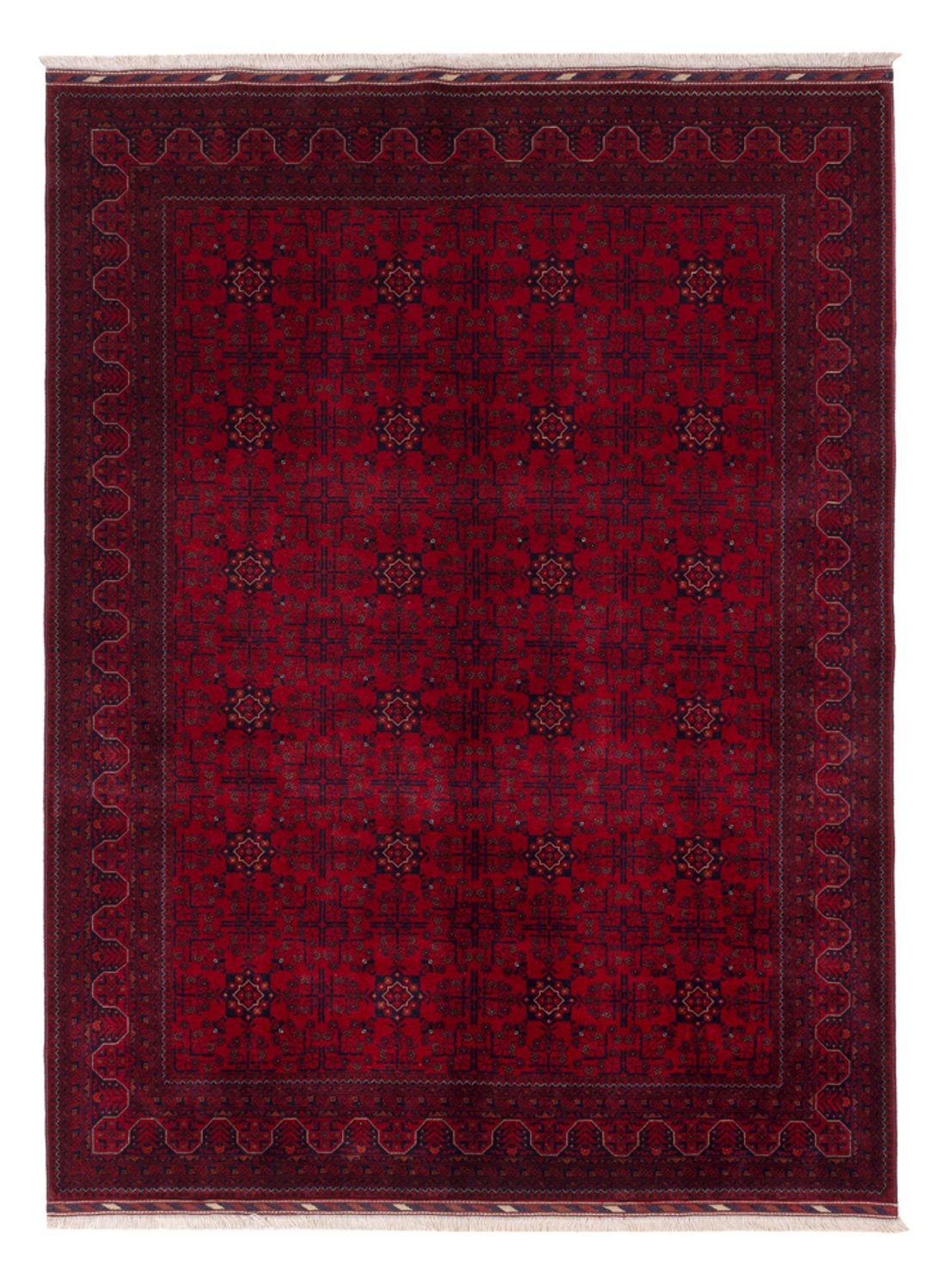 Afghan Rug - Royal - 236 x 174 cm - red