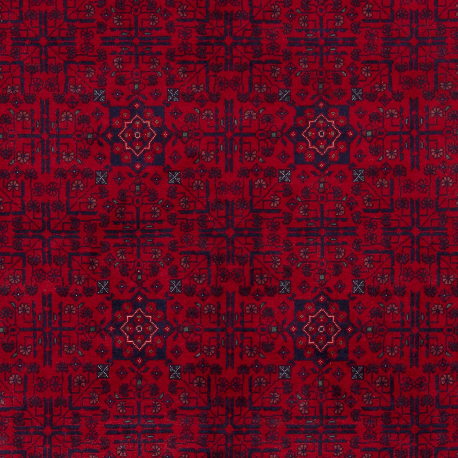 Afghan Rug - Royal - 242 x 172 cm - red