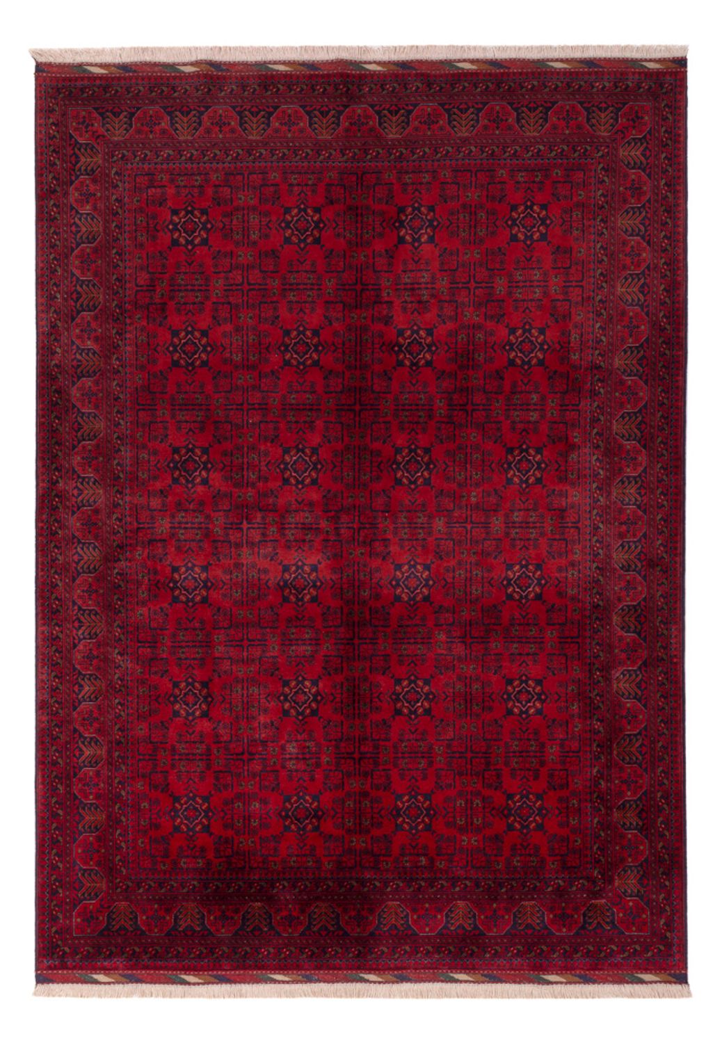 Afghan Rug - Royal - 242 x 173 cm - red