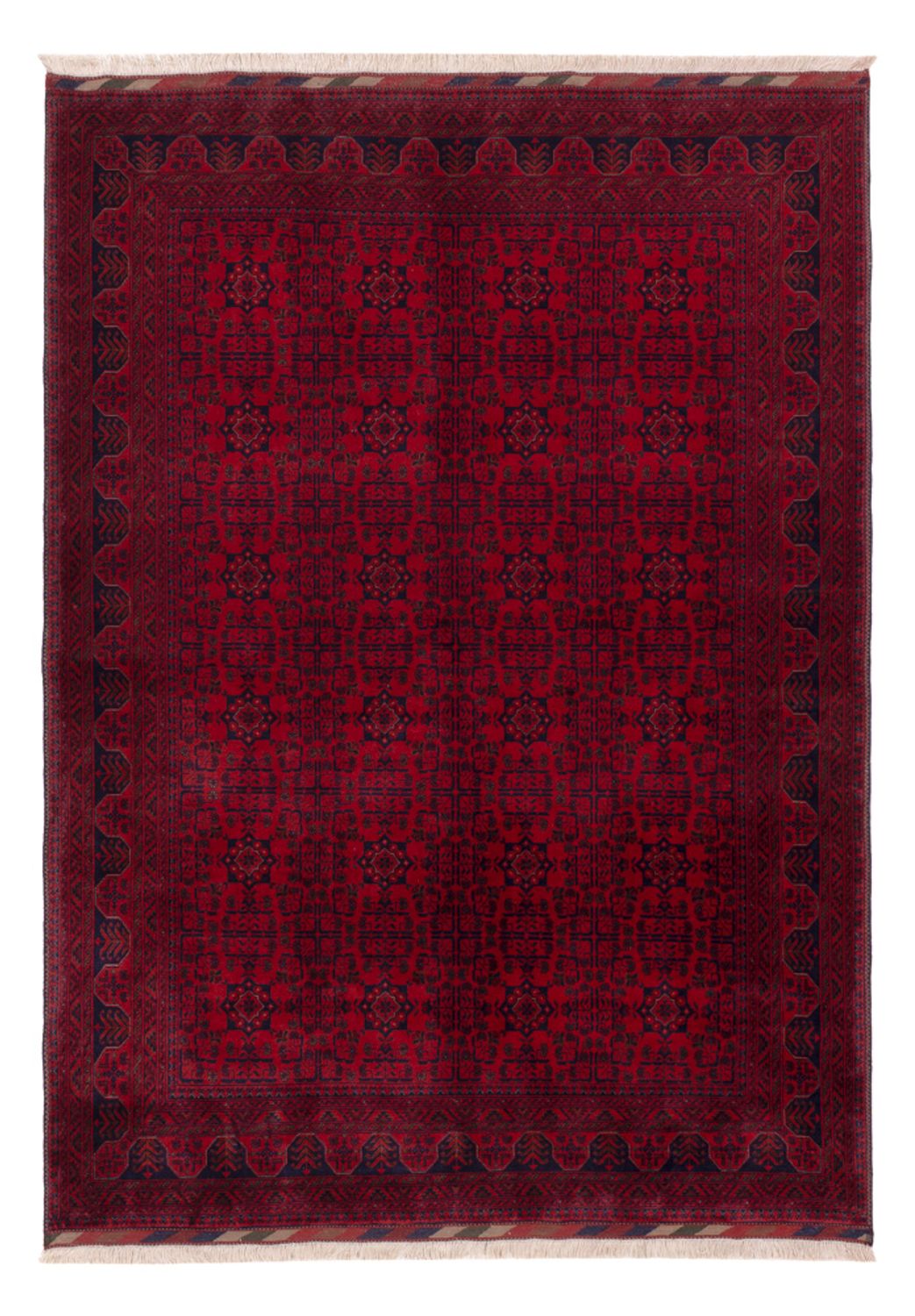 Afghan Rug - Royal - 241 x 173 cm - red