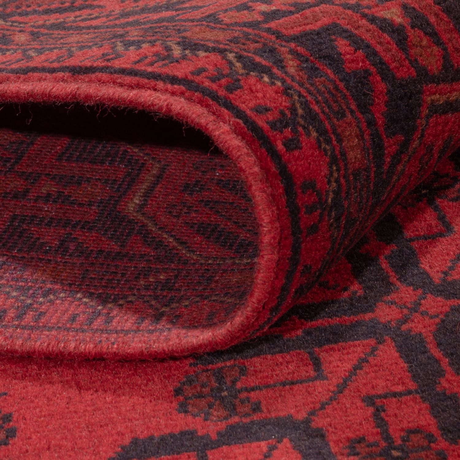 Afghan Rug - Kunduz - 240 x 175 cm - red