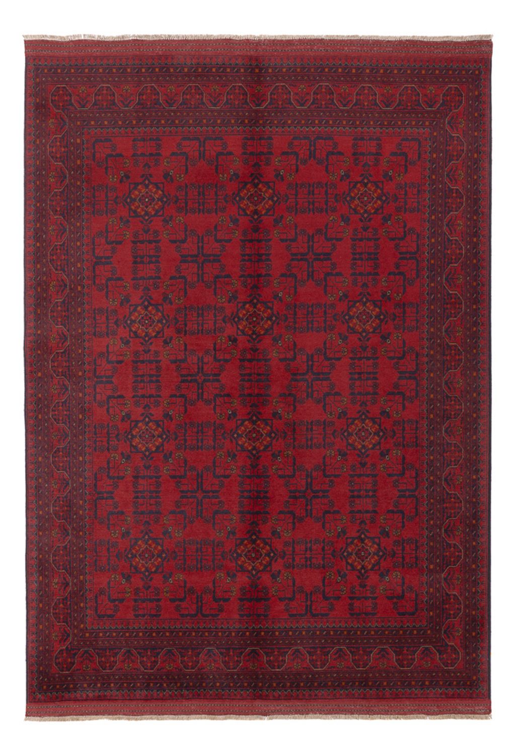 Afghan Rug - Kunduz - 235 x 169 cm - red