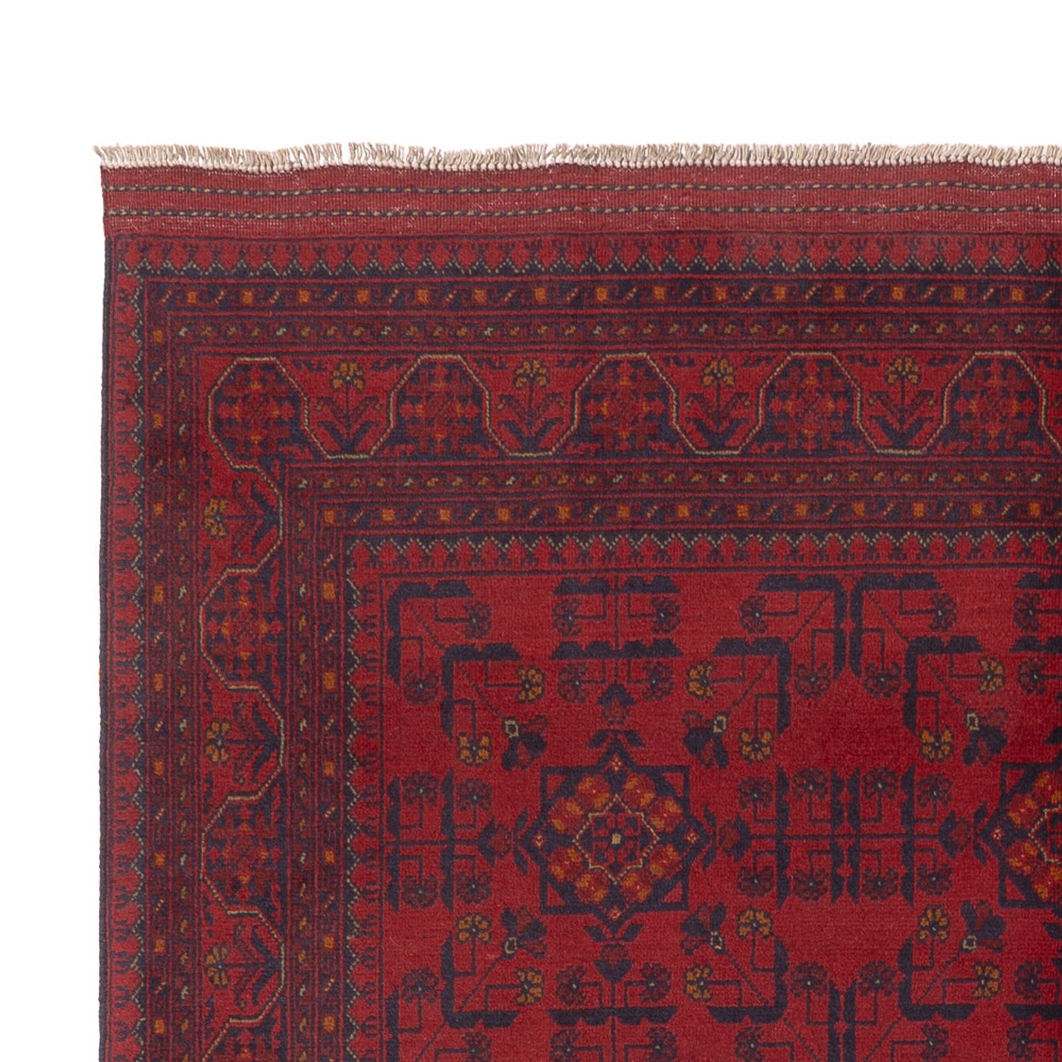 Afghan Rug - Kunduz - 235 x 169 cm - red