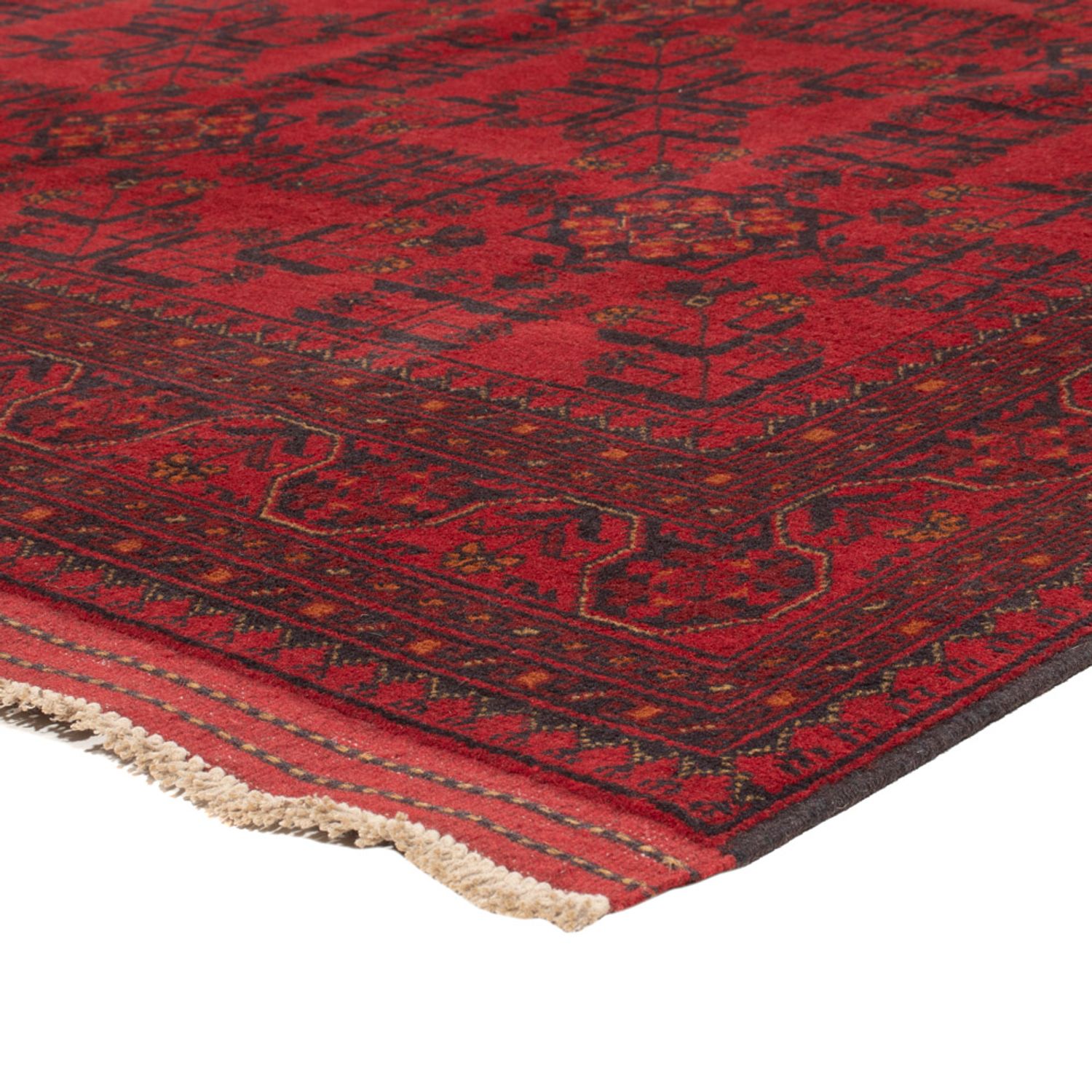 Afghan Rug - Kunduz - 235 x 169 cm - red