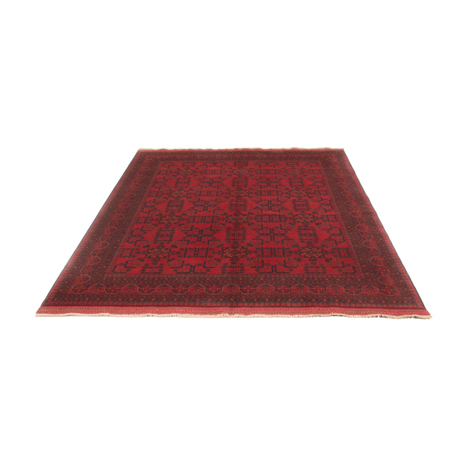 Afghan Rug - Kunduz - 235 x 169 cm - red