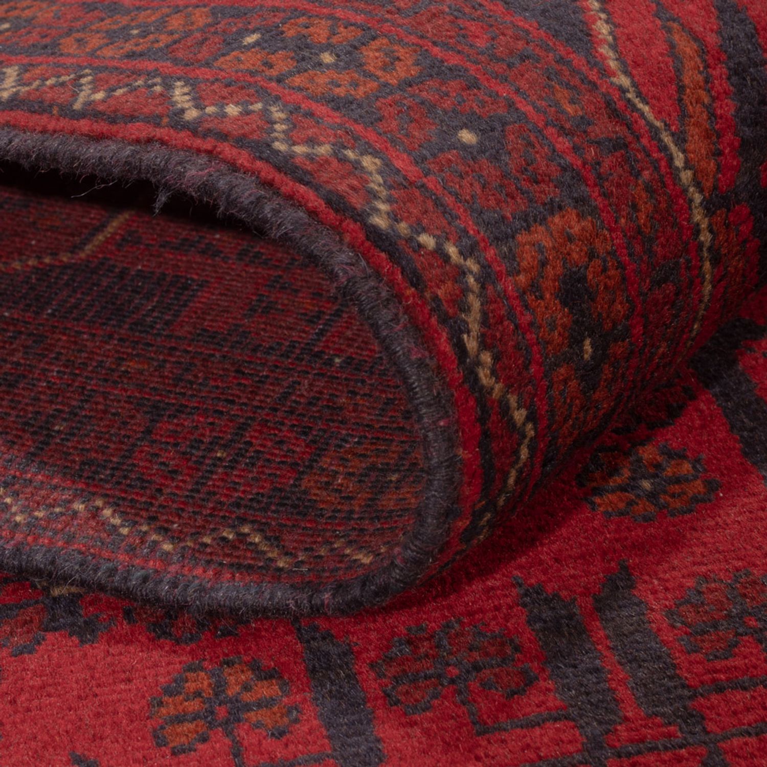 Afghan Rug - Kunduz - 236 x 166 cm - red