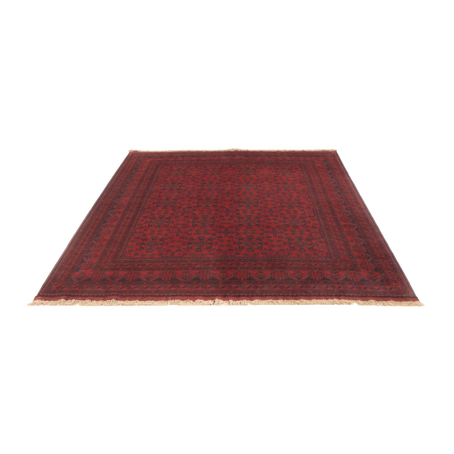 Afghan Rug - Kunduz - 231 x 176 cm - red